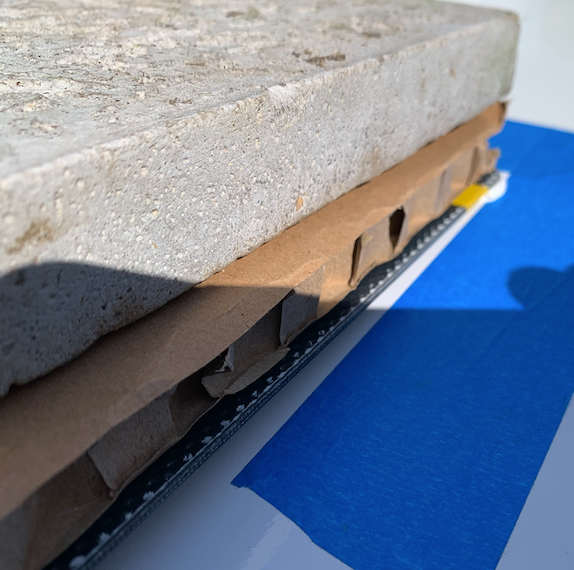 Vue courbure vers avant