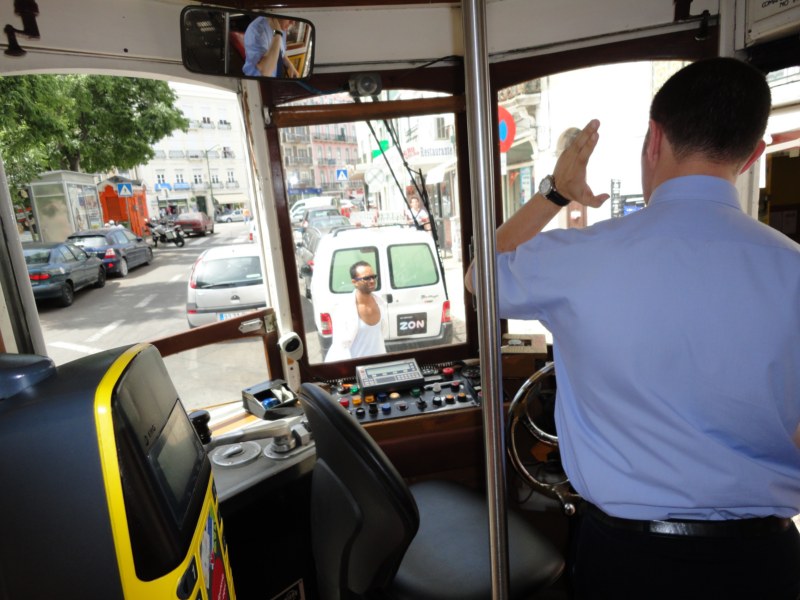 poste de conduite du tram