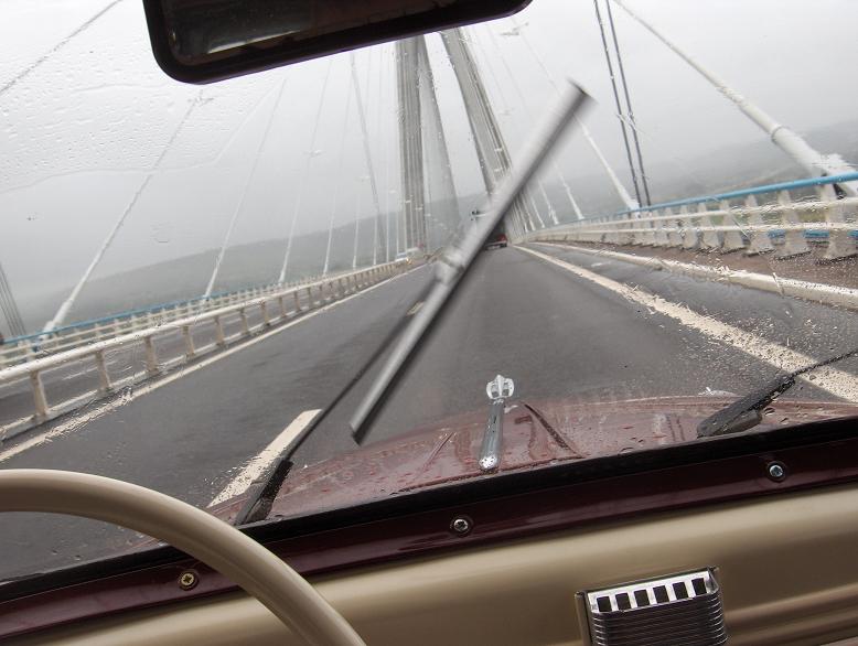 montée du pont de NORMNDIE