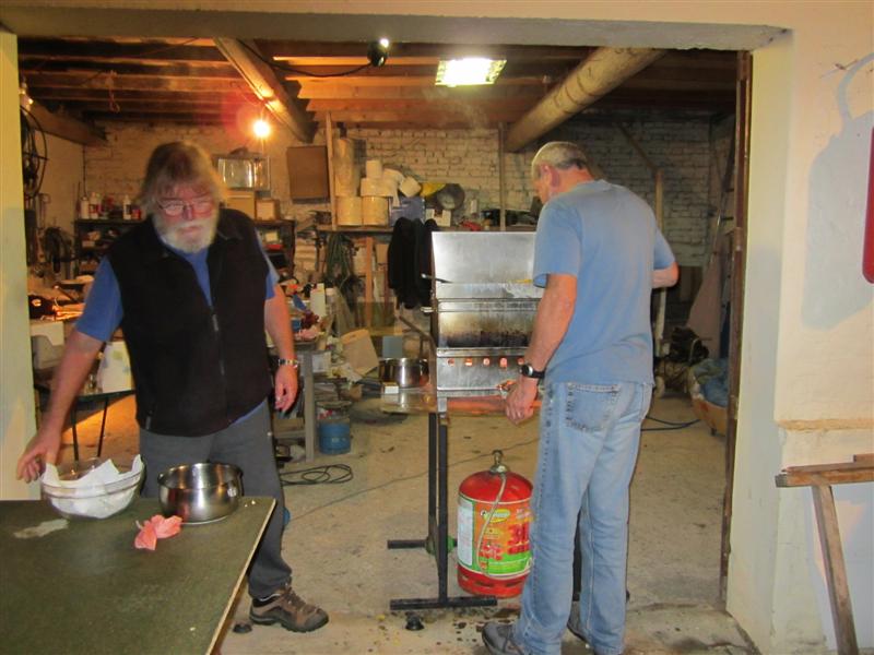 La cuisson des frites