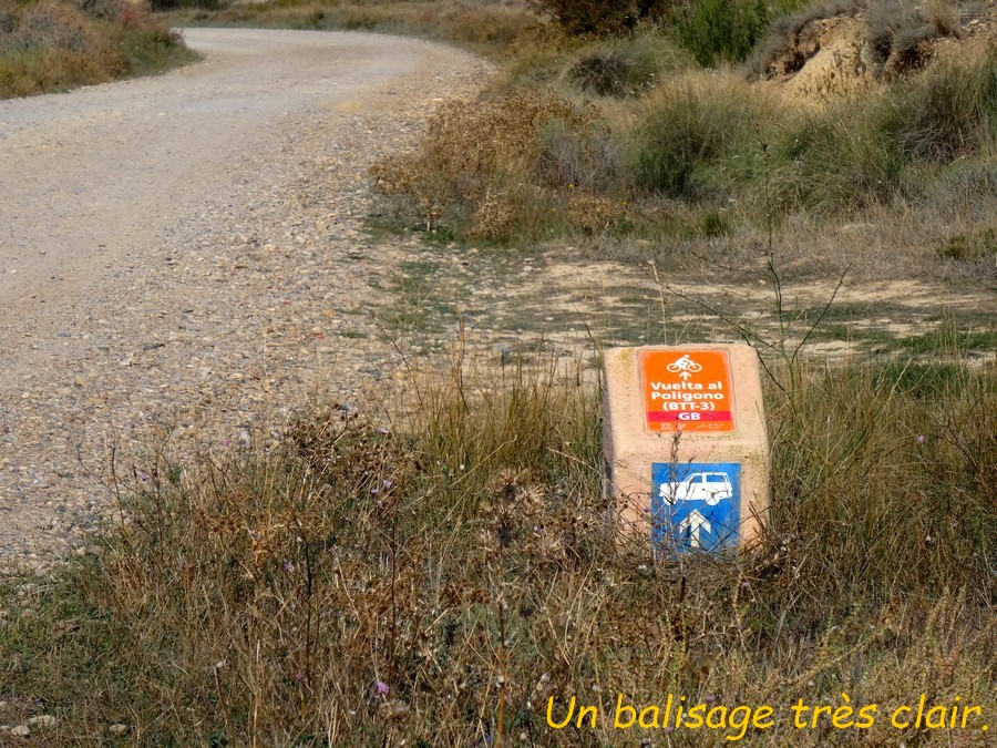 10 Bardenas Réales. Chemins bien balisés .JPG