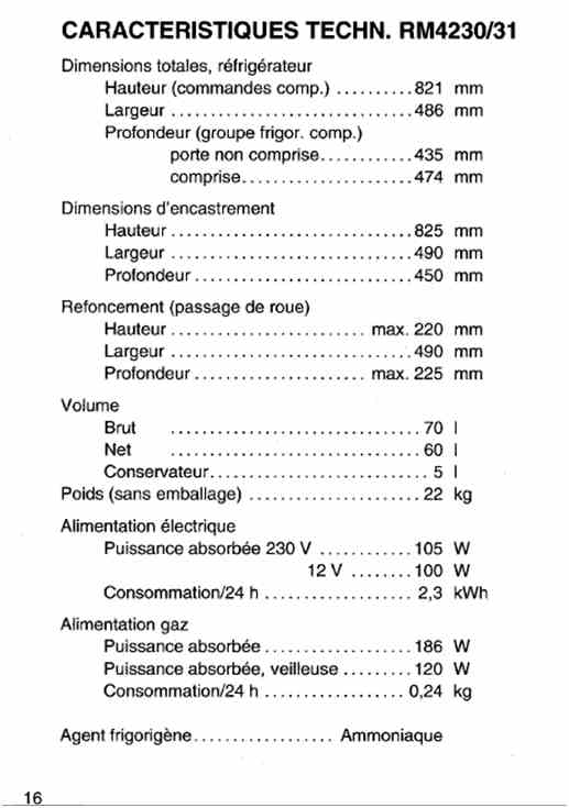 Consommation Gaz Electrolux RM4230 .jpg
