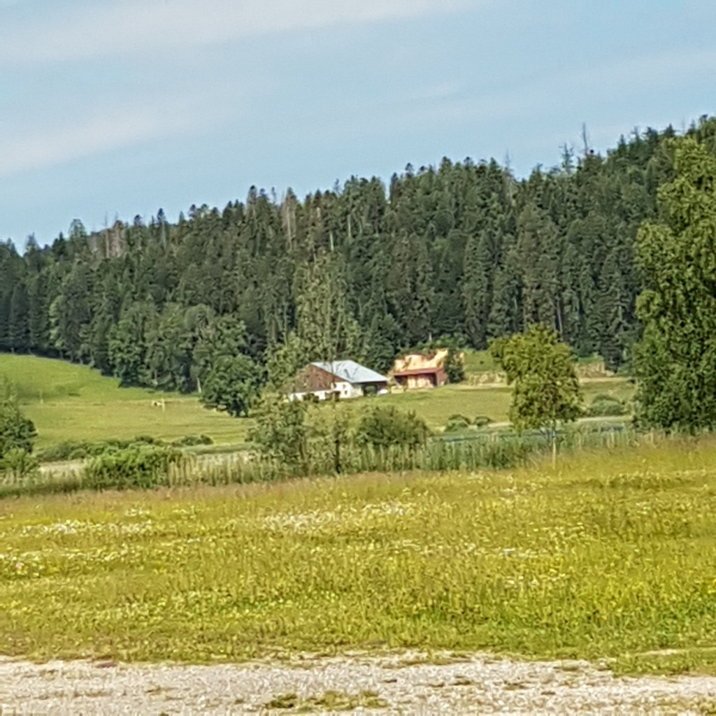 Paysage bucolique Au bout du camping