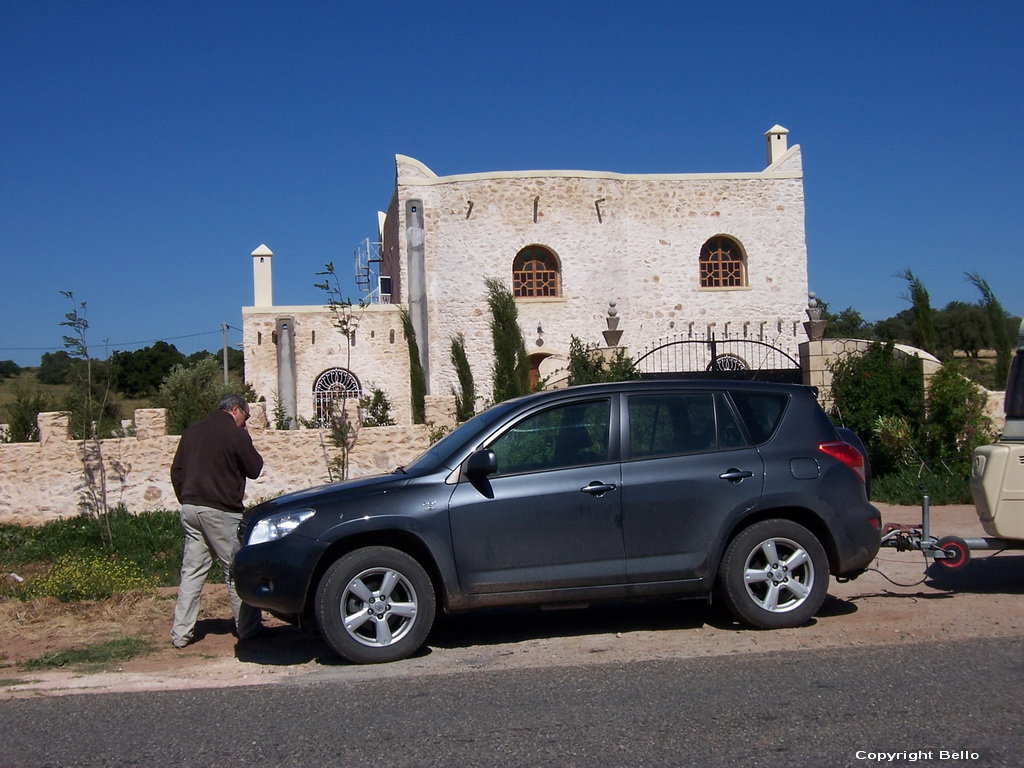 Arret a Ounagha ,maison traditionelle (banlieue d'Essaouira)