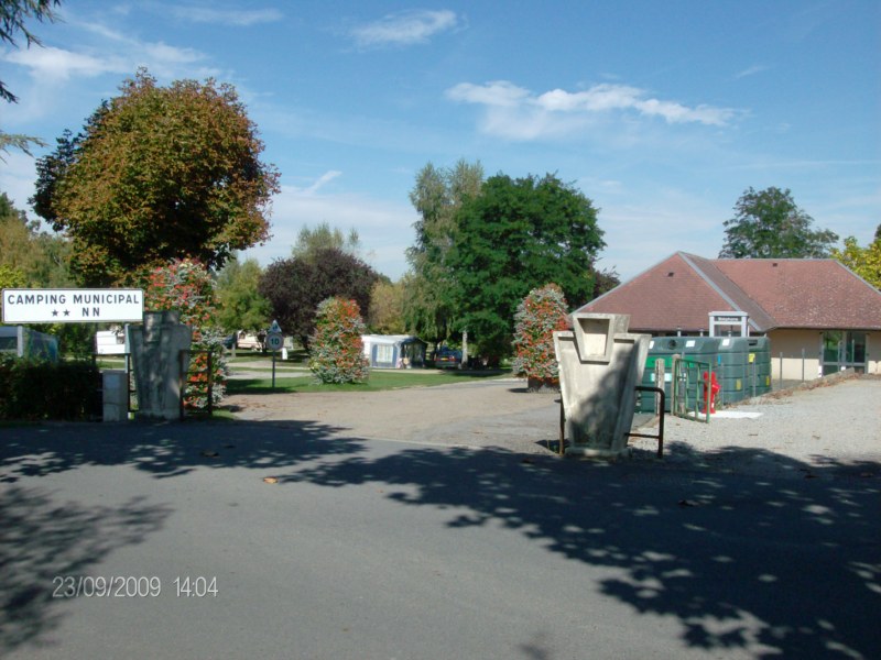 L'entrée du camping