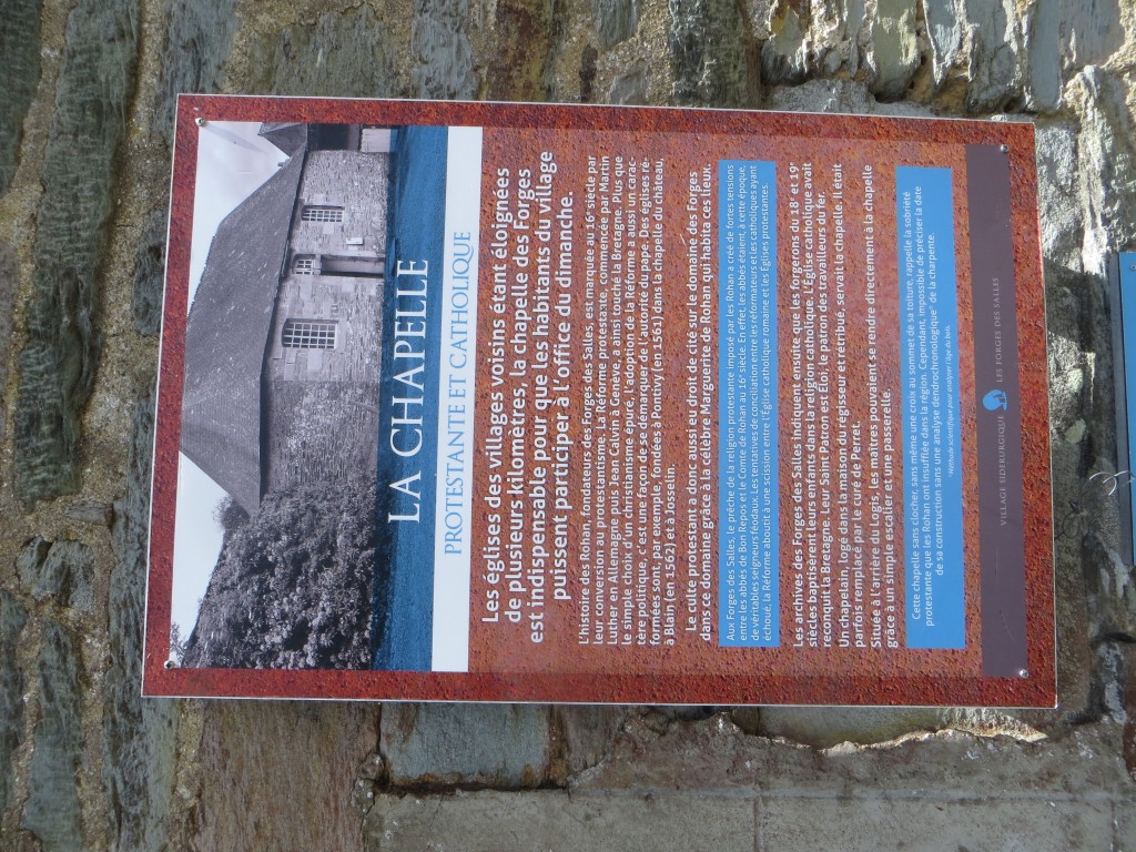Panneau chapelle