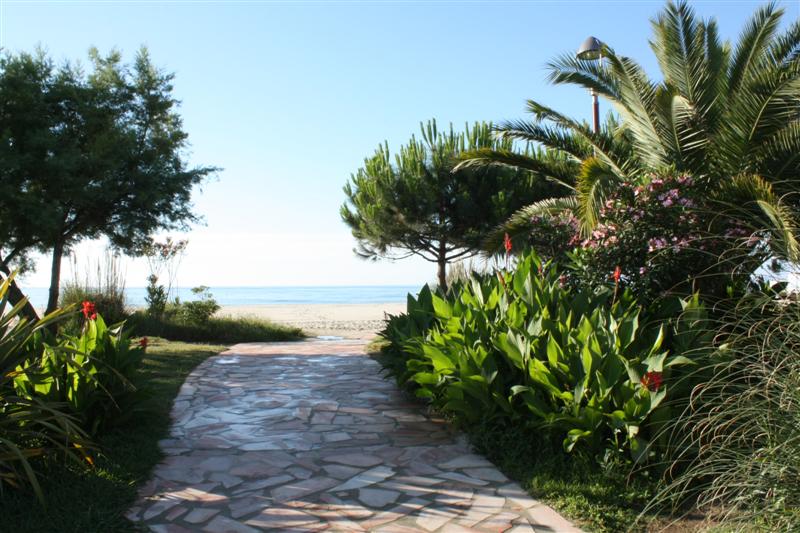 Accès à la plage