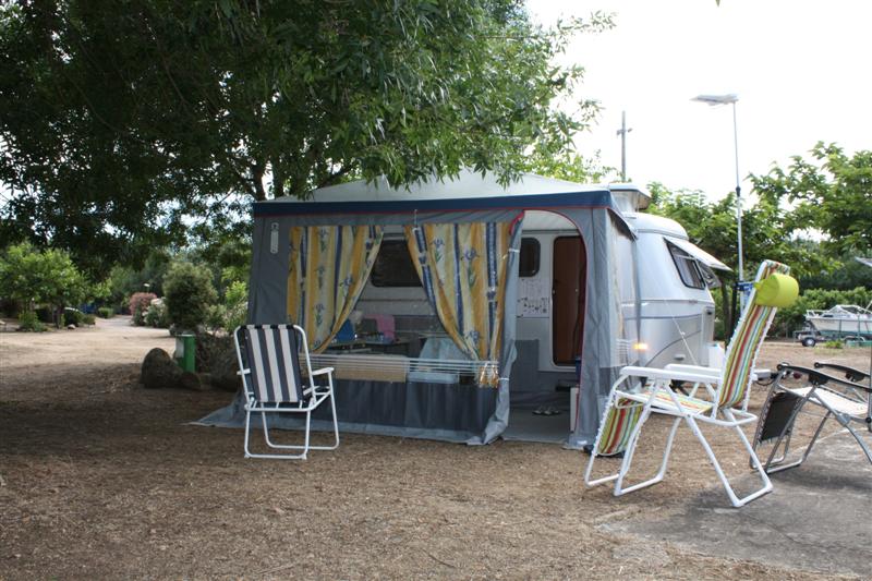 Notre installation au camping du CE à Porto-Vecchio