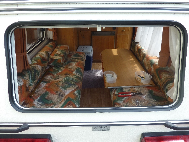 Voilà le cache agrafe posé