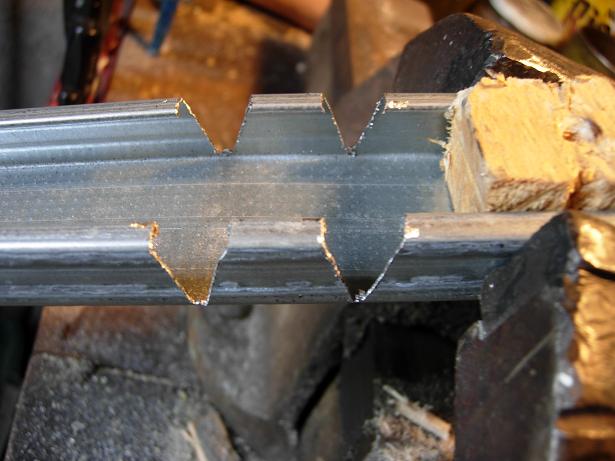 Découpe des angles