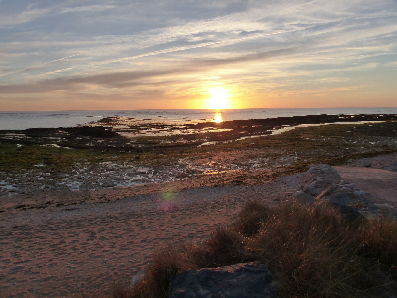 coucher de soleil