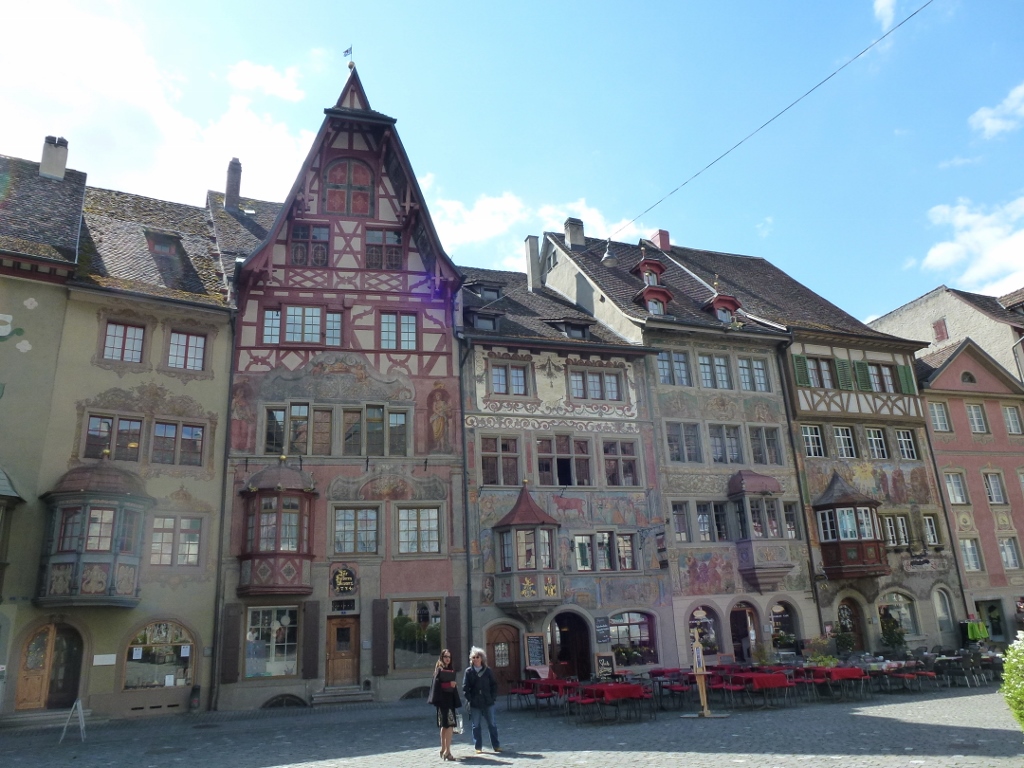 STEIN AM RHEIN suisse 10km en velo du camping