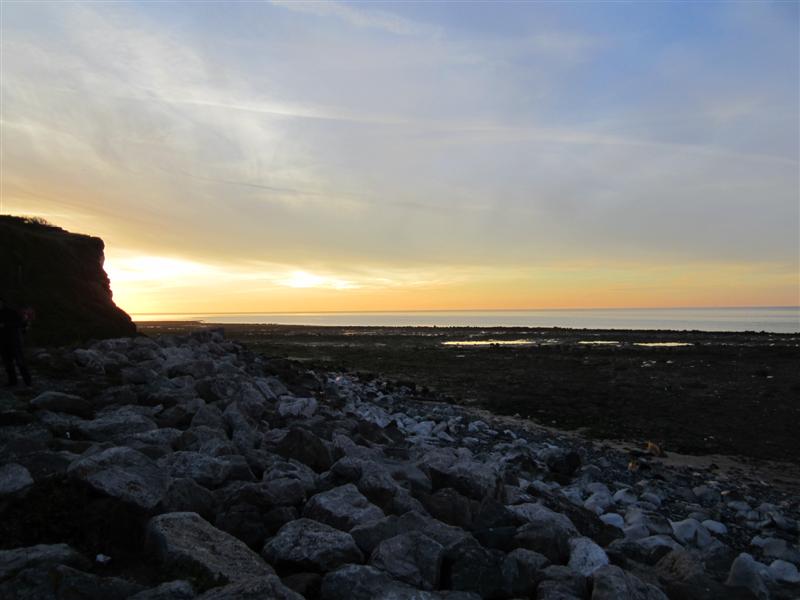 coucher de soleil.