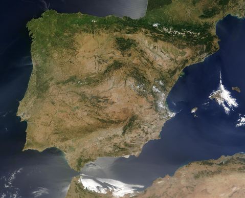 Carte d´Espagne