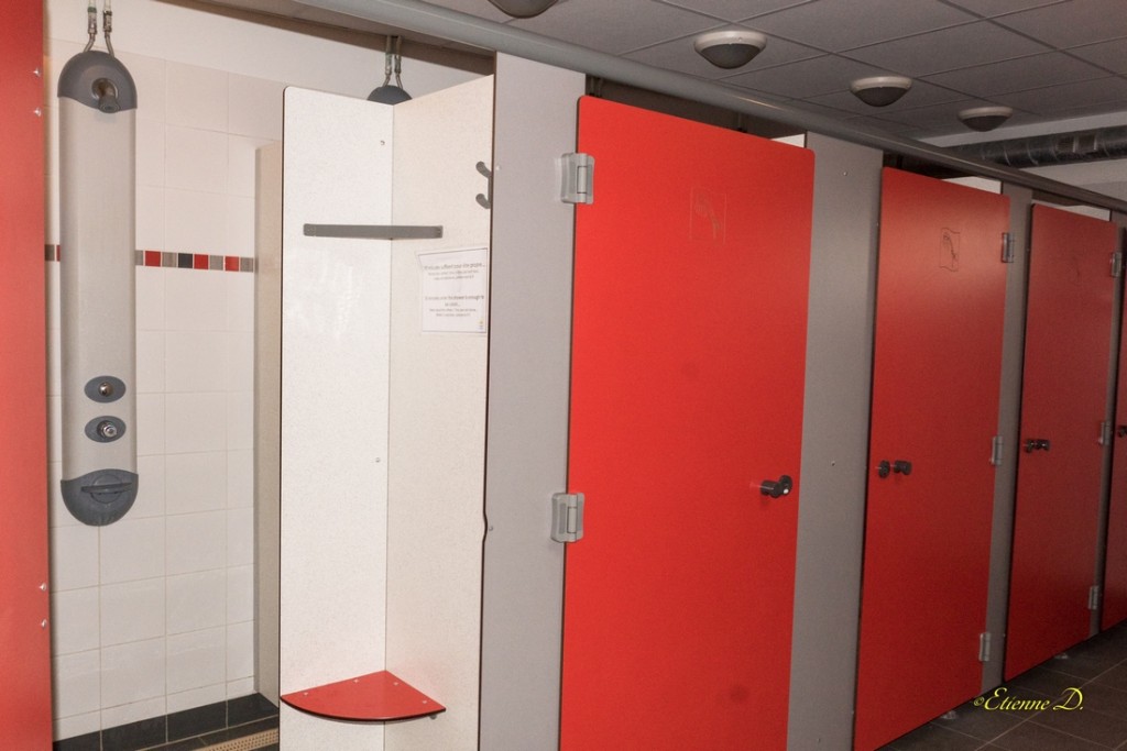 les douches chauffées