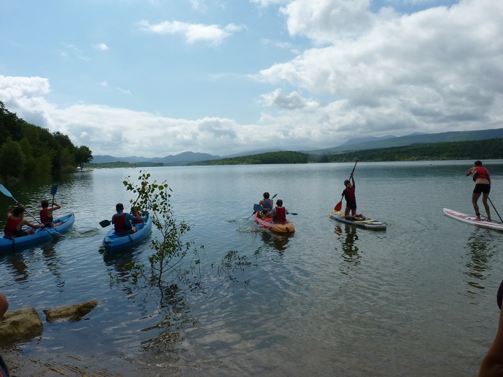 Course sur le lac
