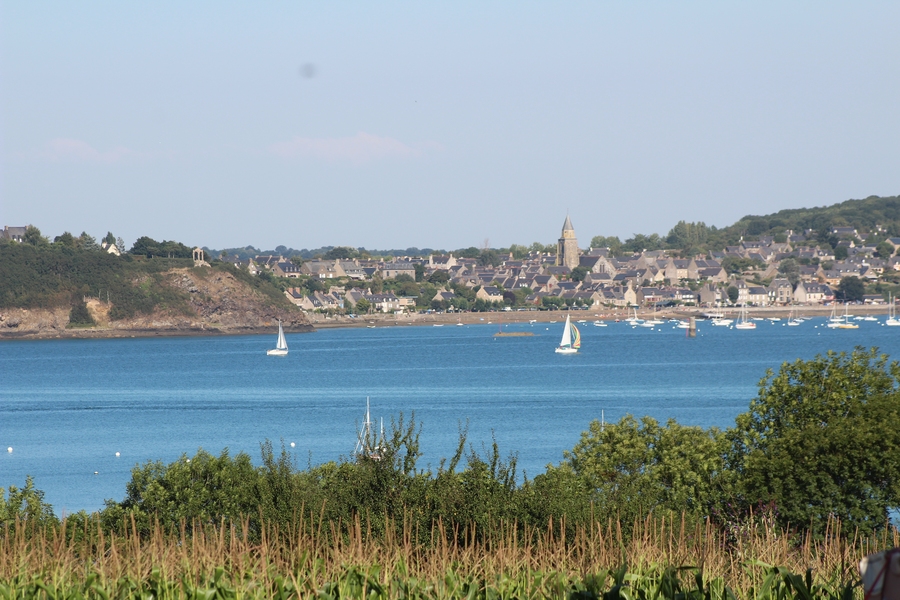 Vue de notre emplacement.