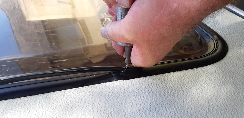 Insertion du galon clé