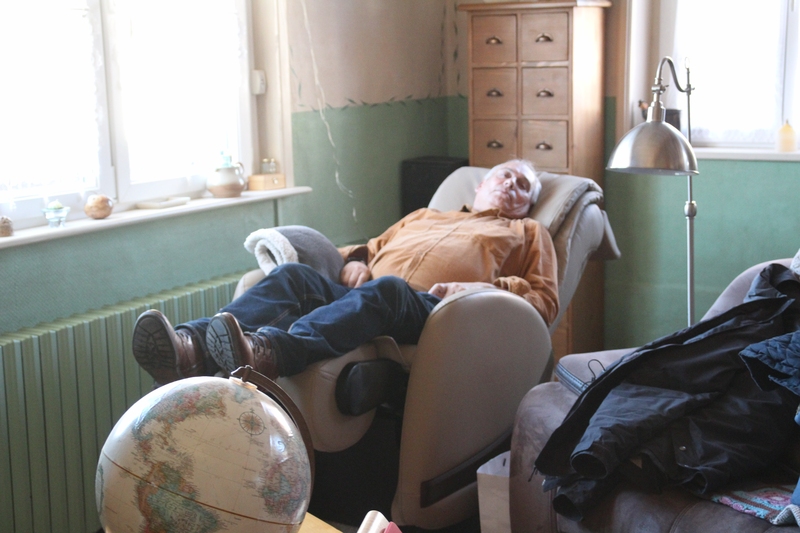Le repos du guerrier.