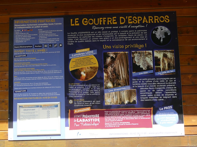 De superbes concrétions : photos interdites !!