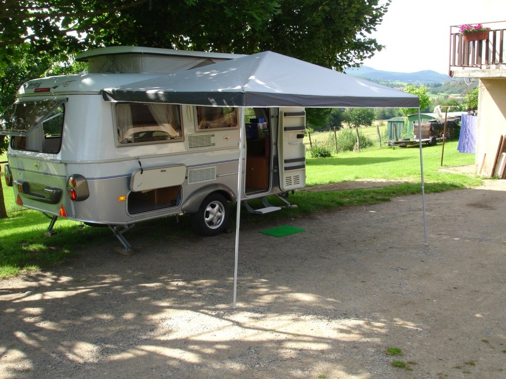 Avec auvent simple