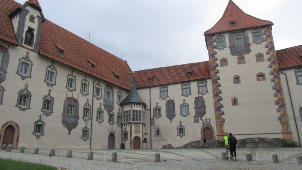 Fussen Le château et ses peintures en trompe oeil