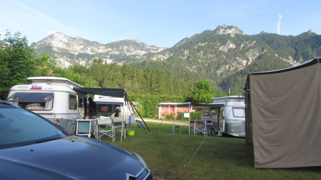 Notre nouveau campement à Berchtensgarden