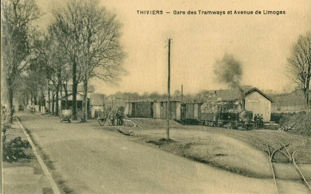 INCONNU_-_THIVIERS_-_Gare_des_Tramways_et_Avenue_de_Limoges.JPG